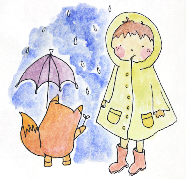 Illustration // Waarom regen wel leuk is!