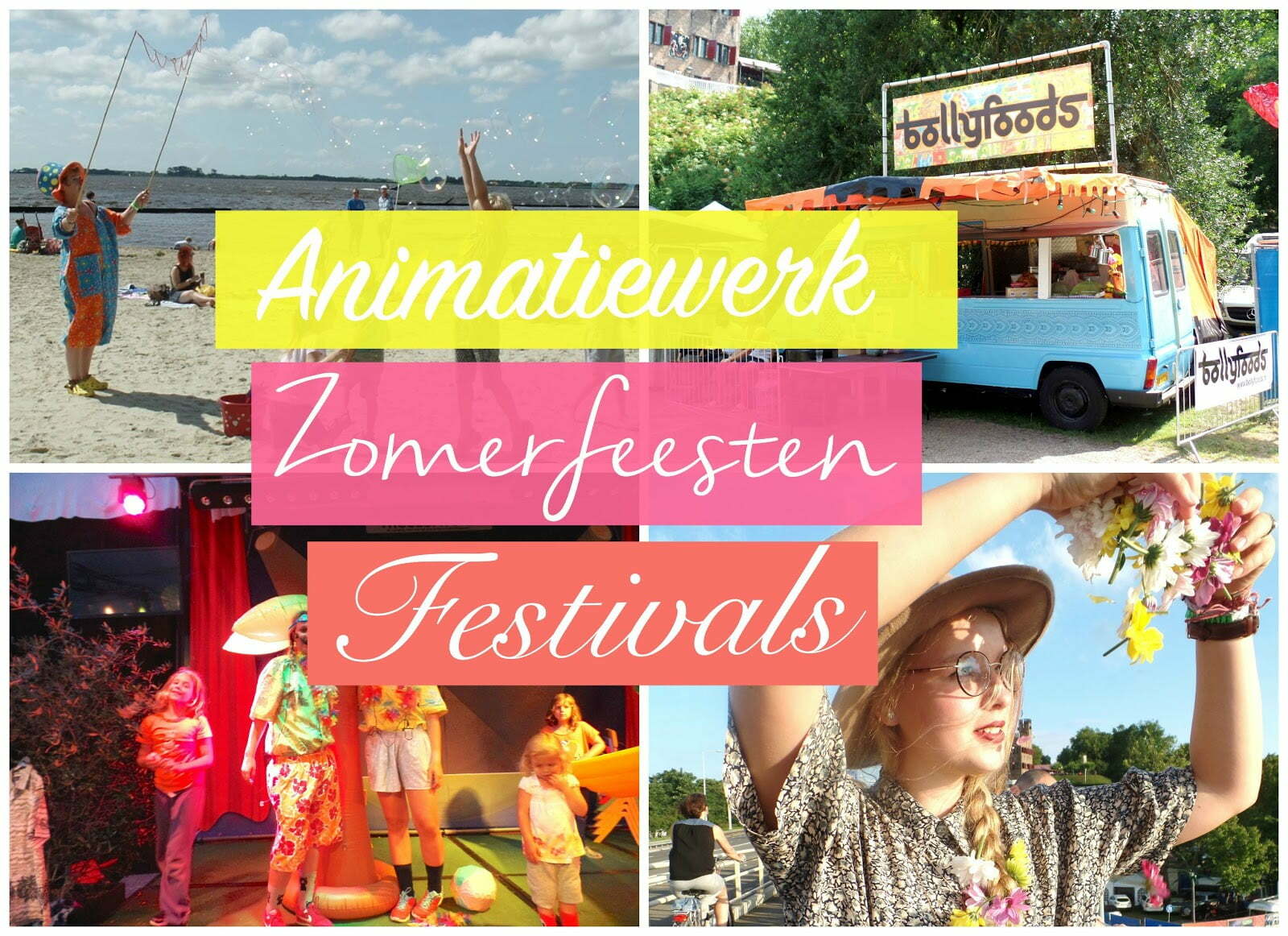 Animatie werk, zomerfeesten & festival Art Carnivale!
