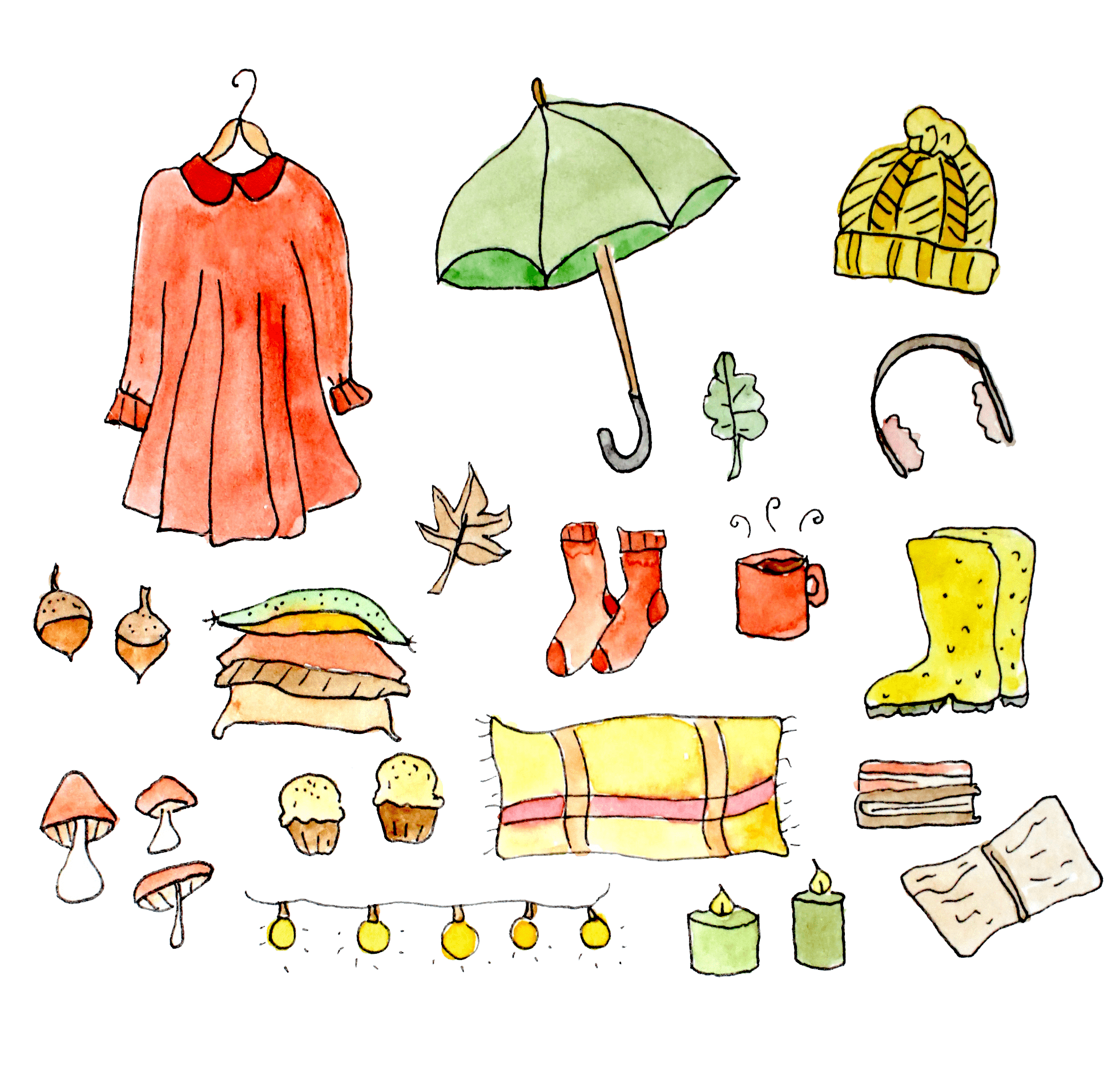 Illustration // Autumn essentials