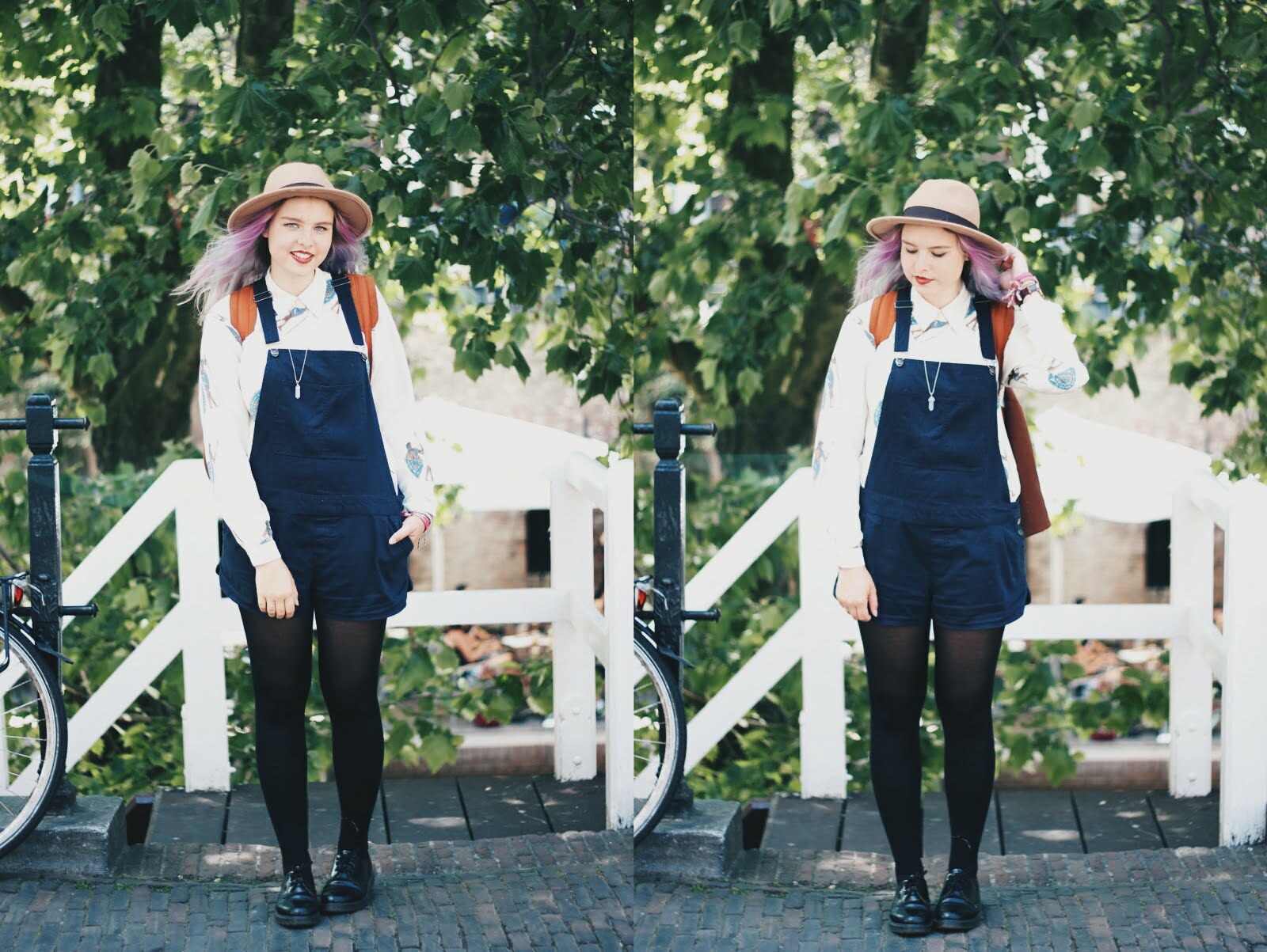 Outfit farao blouse & dungarees