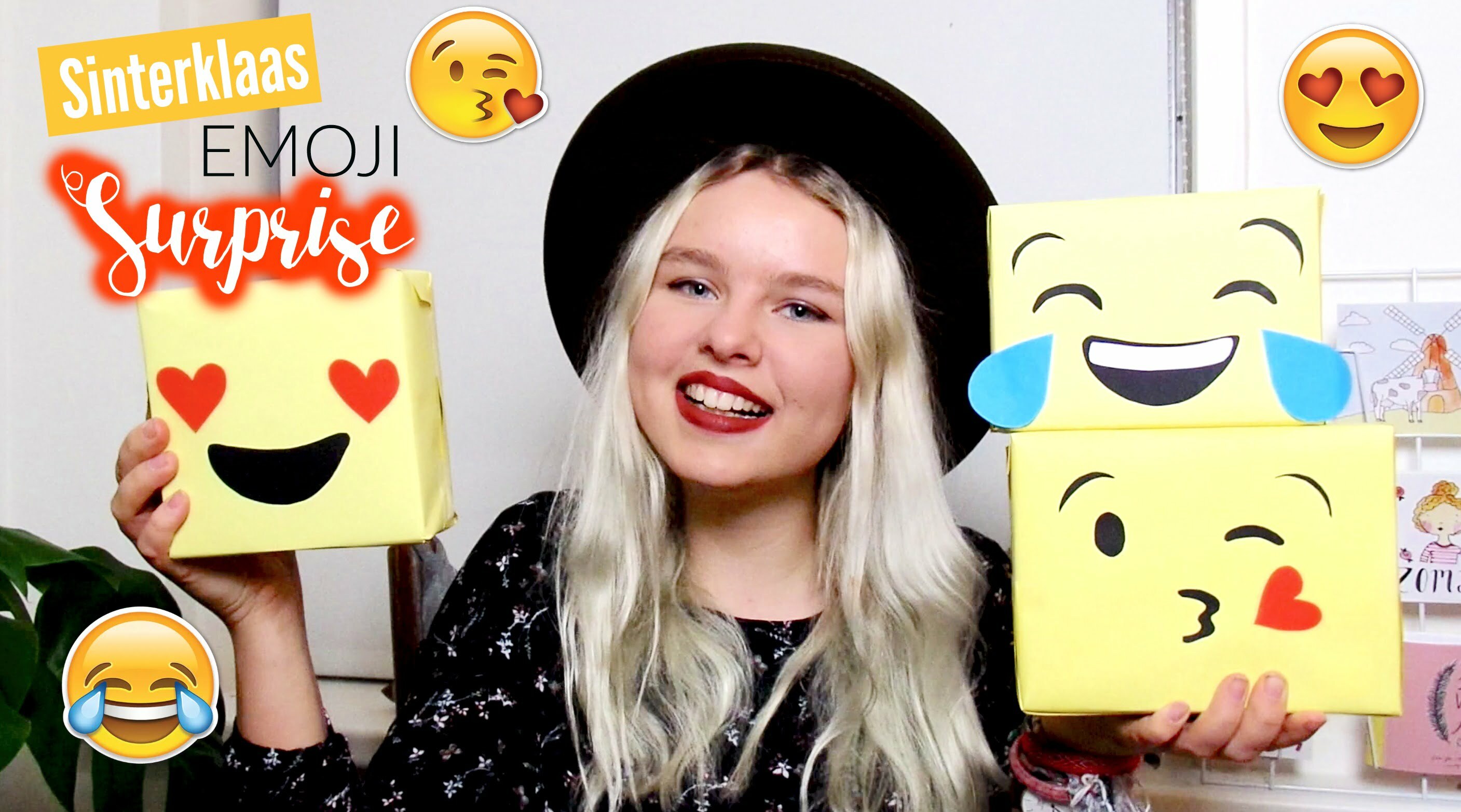 DIY simpele sinterklaas surprise Emoji!